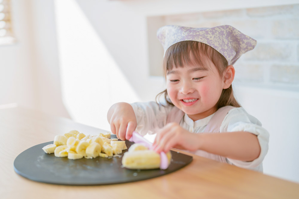 収穫したジャガイモでカレーづくり